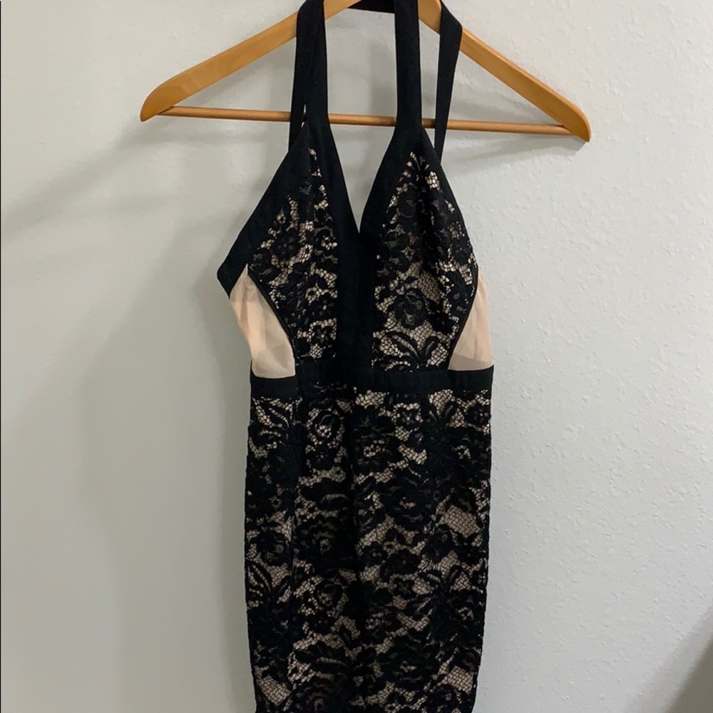 Lace black dress